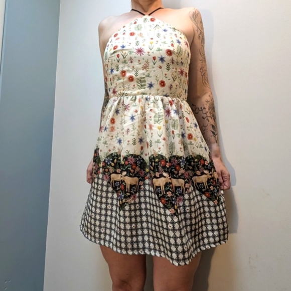 Brazilian Brand Amo Antix Kissing Moose Dress - Picture 2 of 7